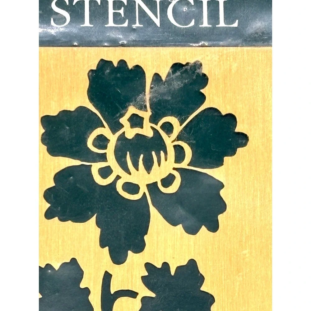 Vintage Laura Ashley Brass Stencil Jaipur 1990 Homecrafts #399444 NEW in Package